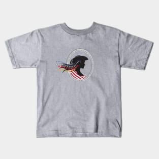 US Patriots Flag and Imprinted Sportswear Kids T-Shirt